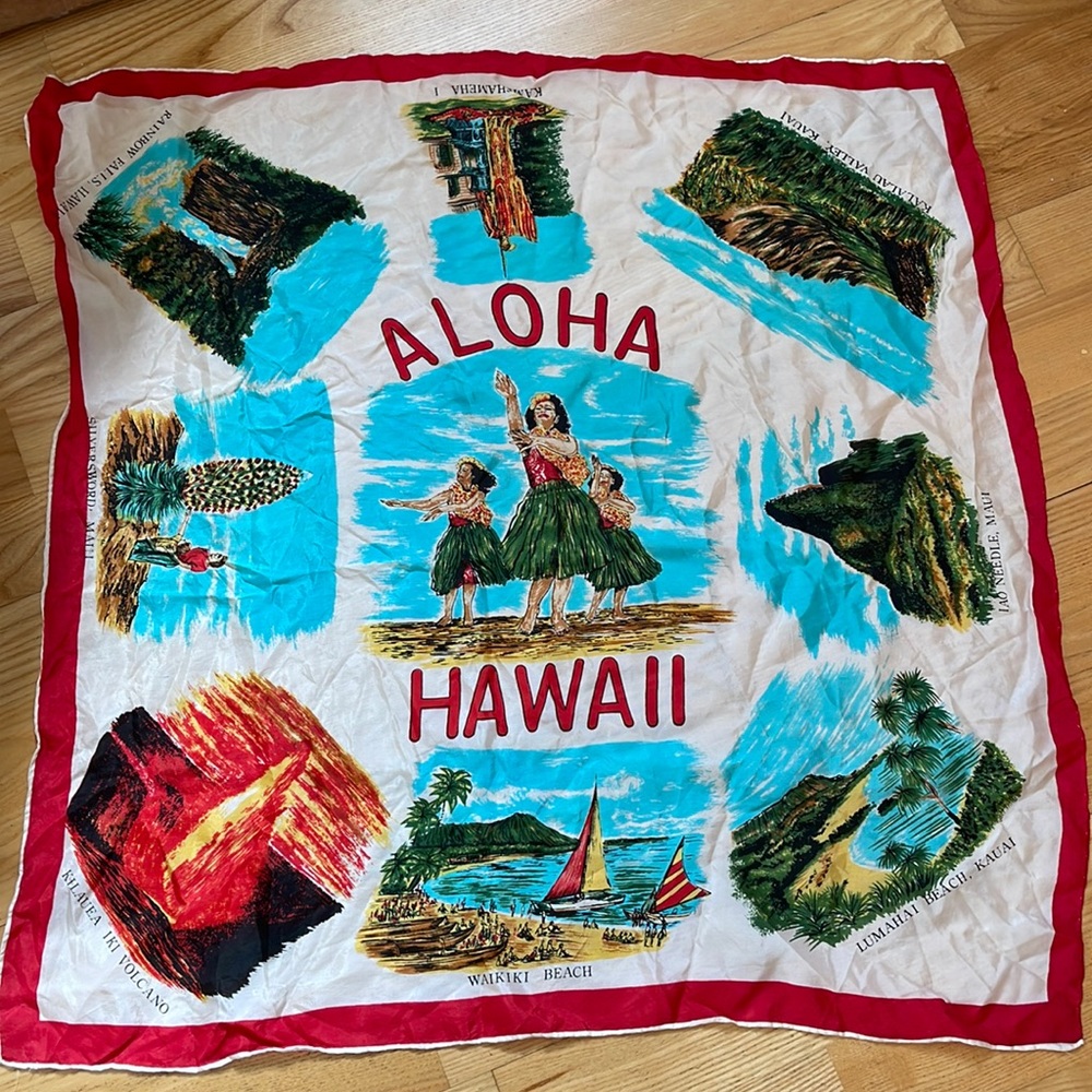 Souvenir Hawaiian scarf